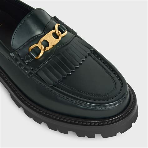 loafers for women celine|Celine leather loafer.